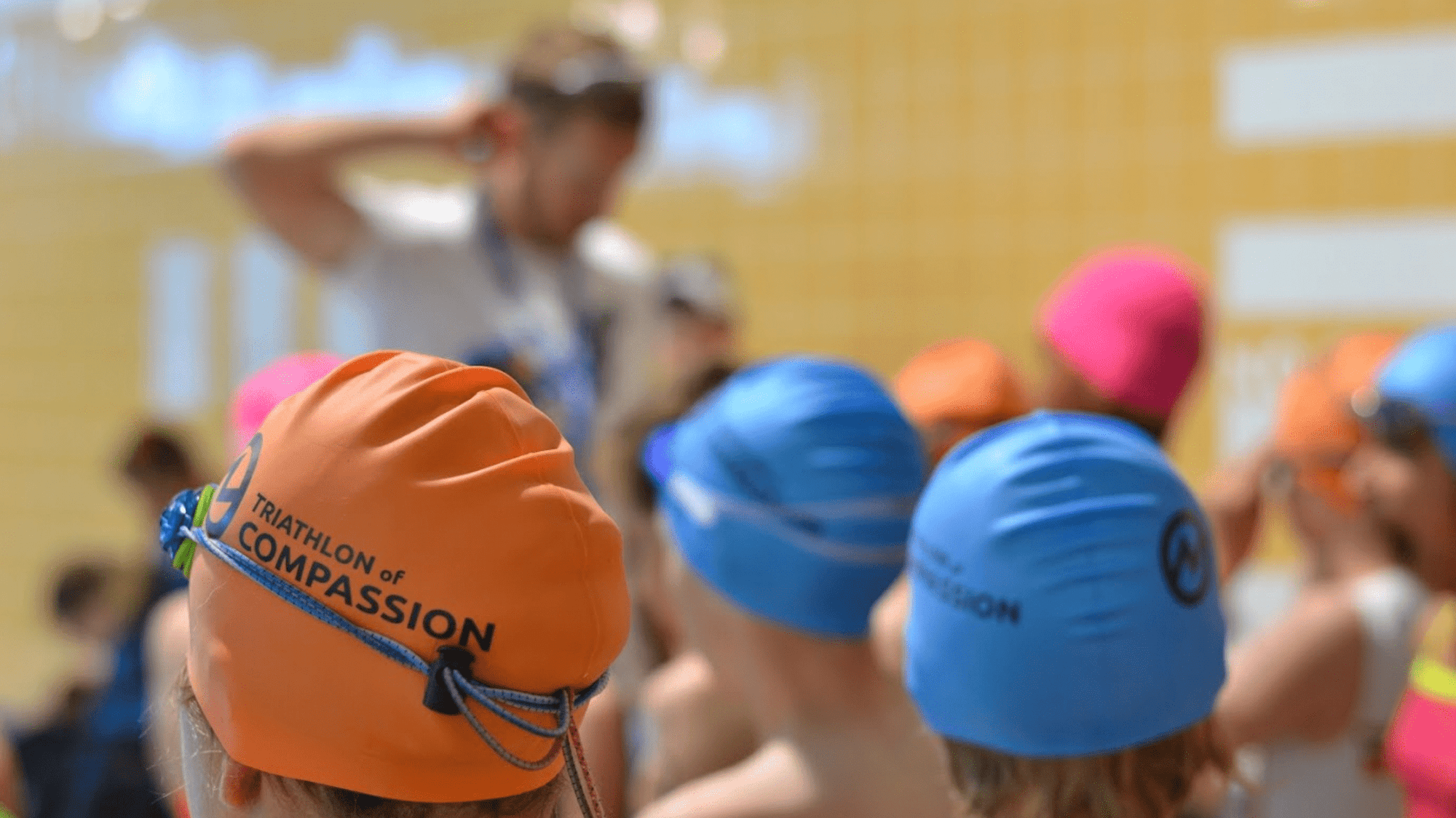 Triathlon of Compassion swim start