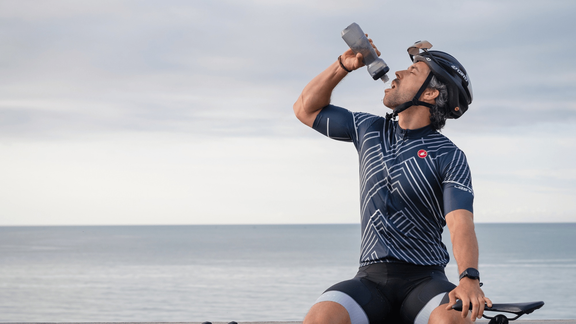 Electrolyte Endurance Sports cyclist drinking endurance fuel